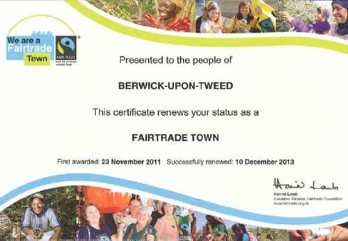Fair Trade Certificate - 10 December 2013
